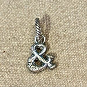 🆕Listing! Brighton Alphabet Collection & (ampersand) silver charm Retired